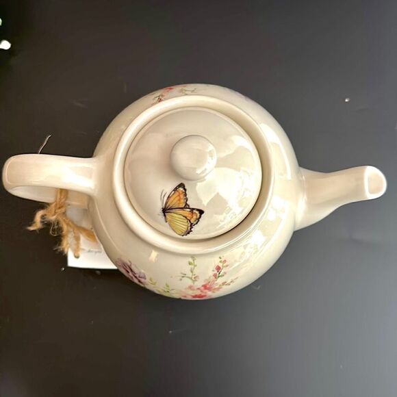 NEW Lily Creek Martha Vaughn Collection A Cup of Memories Teapot Floral - Picture 4 of 10